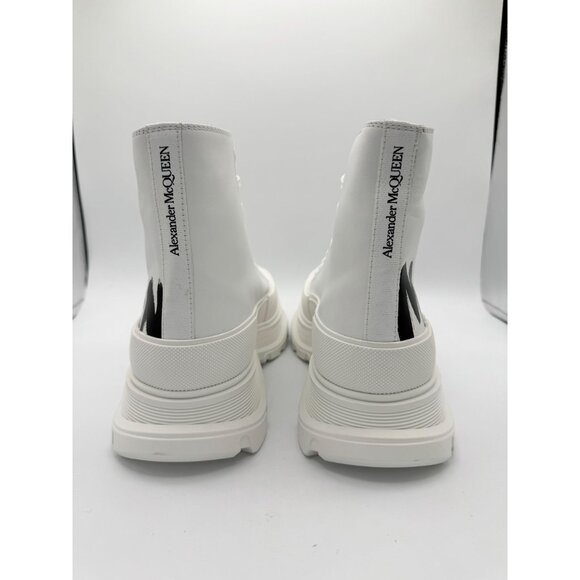 Alexander McQueen Tread Slick Boot Graffiti Optic White US 11 - Picture 8 of 11